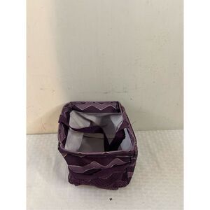Thirty-one 31 Purple chevron 6" square caddy